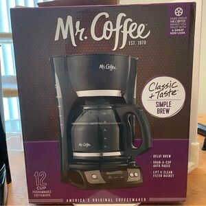 Mr Coffee 12 Cup Programmable Coffee Maker Opened Box CG Series